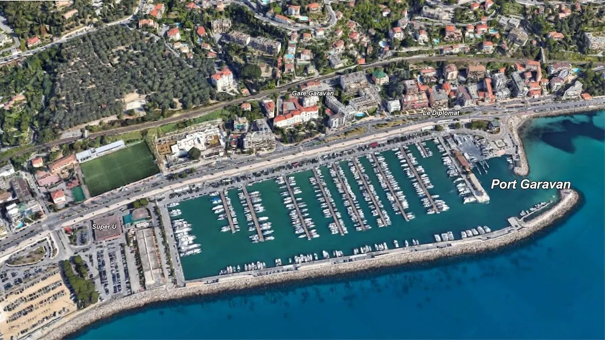 Studio Menton Garavan Vue Sur Mer